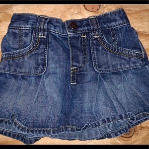 Old navy denim jean skirt 18-24months